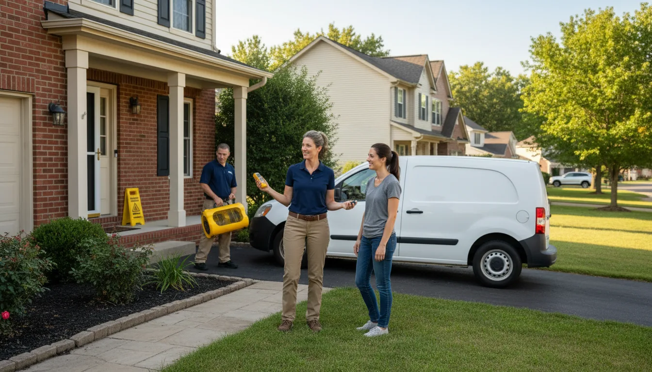 Water restoration image for Water Damage & Restoration Services in Wake Forest, NC